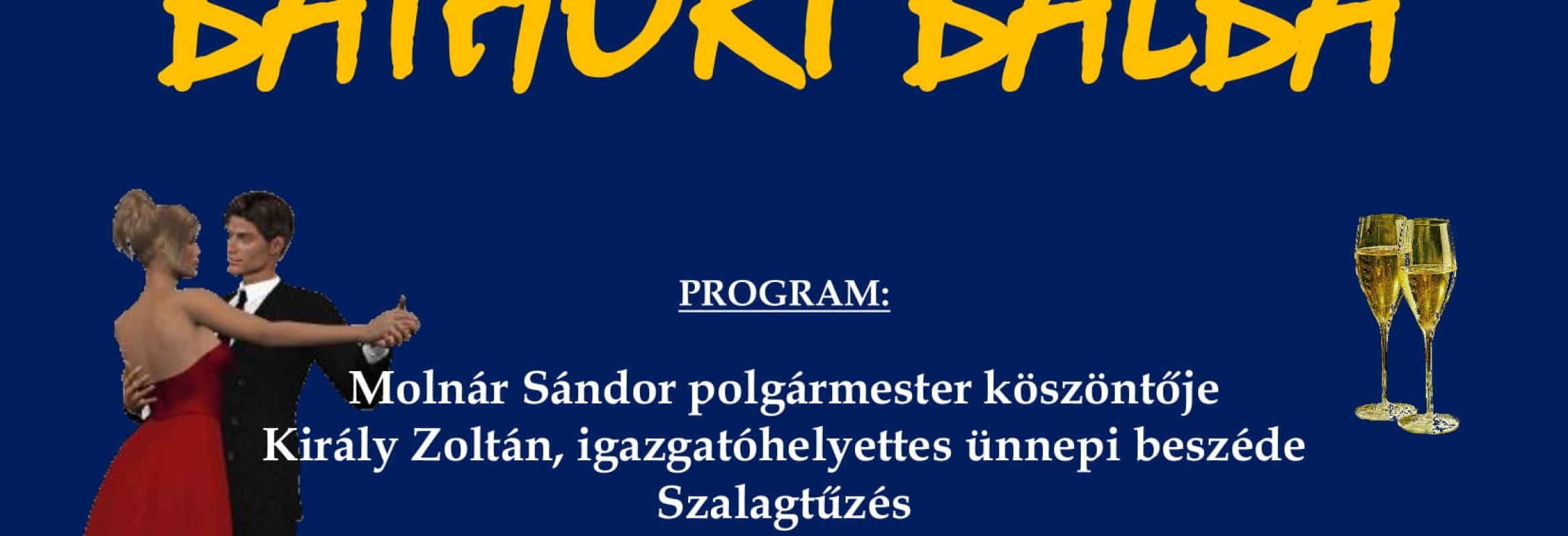 A jubileumi tizedik Báthori Bál meghívója